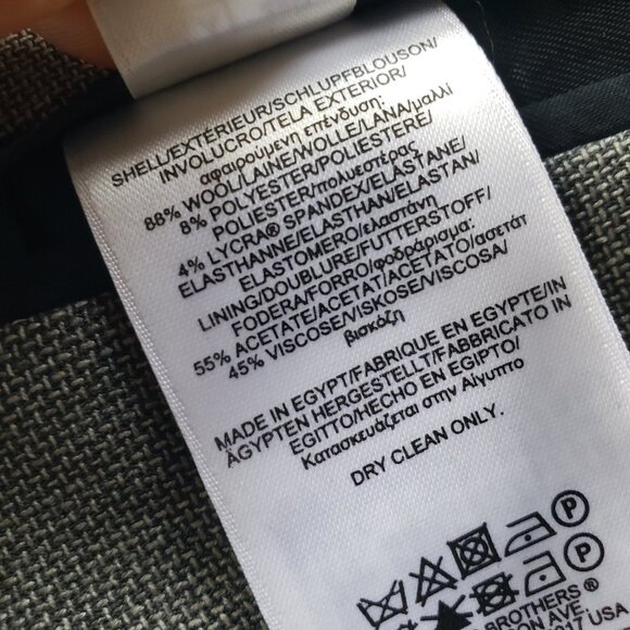 Brooks Brothers Explorer Gray Regent Fit Blazer 48R Golden Fleece Buttons - Picture 9 of 12